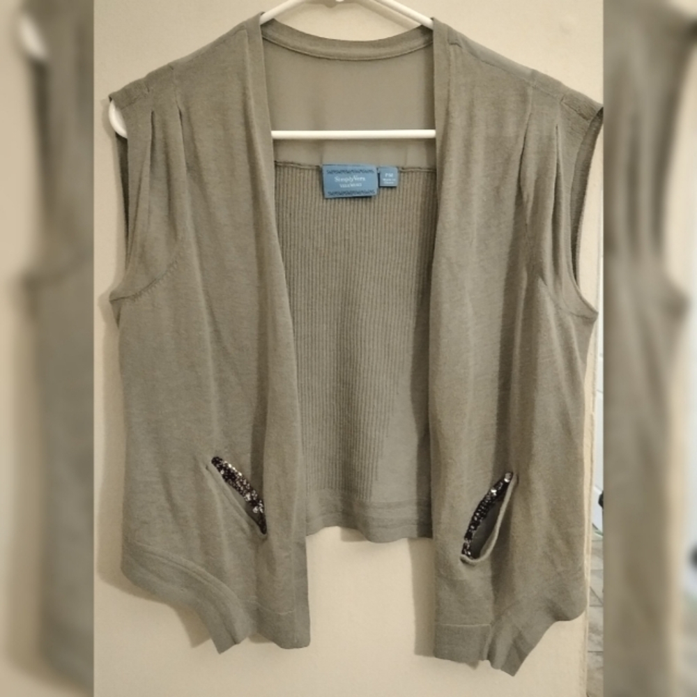 SIMPLY VERA Sheer Sweater